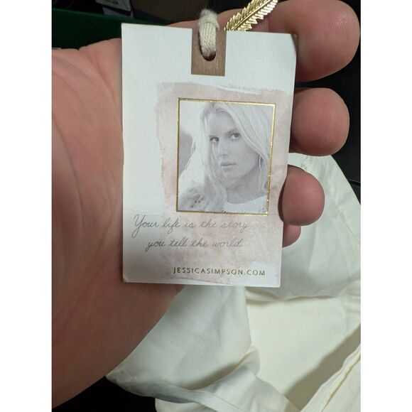 NWT Jessica Simpson "Kiss Me" Skinny Jeans White Women's Size 26 - Picture 6 of 9